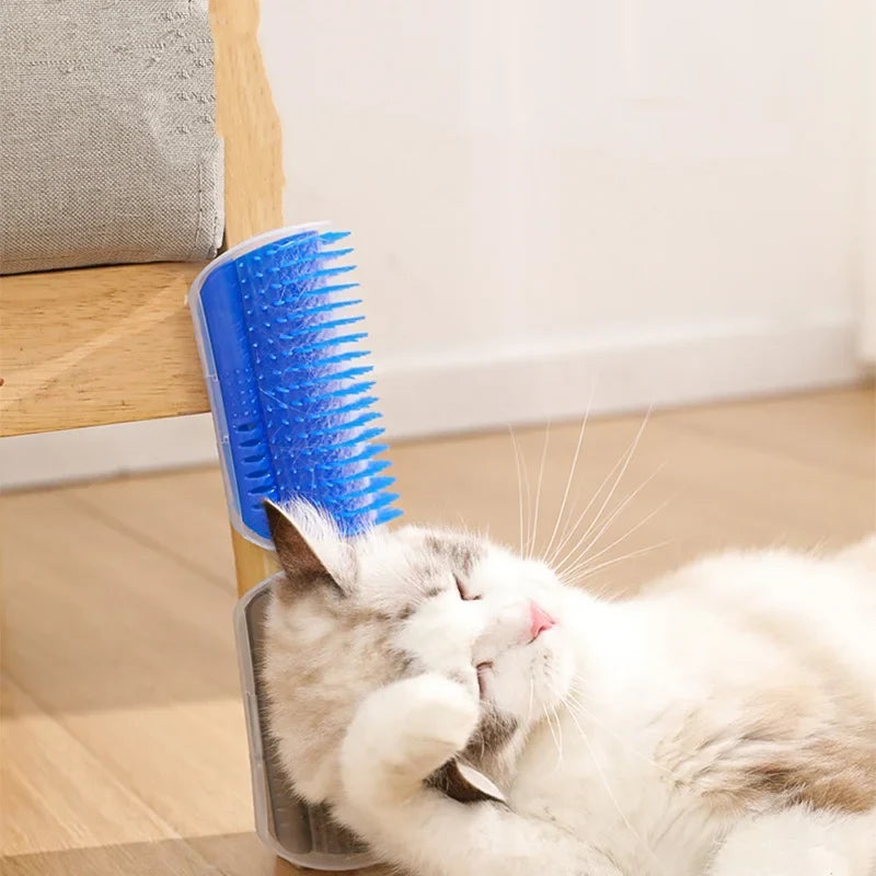 Soft Cat Self Groomer Brush Wall Corner - MyPetDollar.com