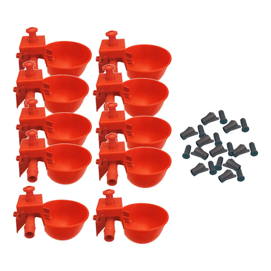 10Pack Automatic Bird Coop Feed Poultry - MyPetDollar.com