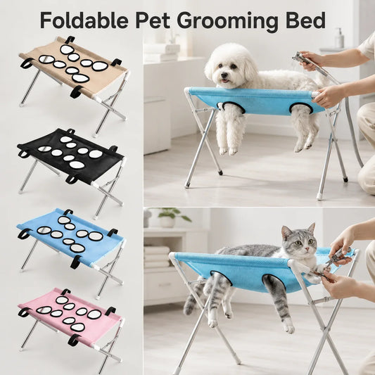 Portable Pet Beauty Hammock Stand Stainless - MyPetDollar.com
