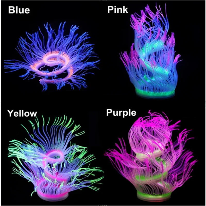 Fluorescent Simulation Silicone Sea Anemone - MyPetDollar.com