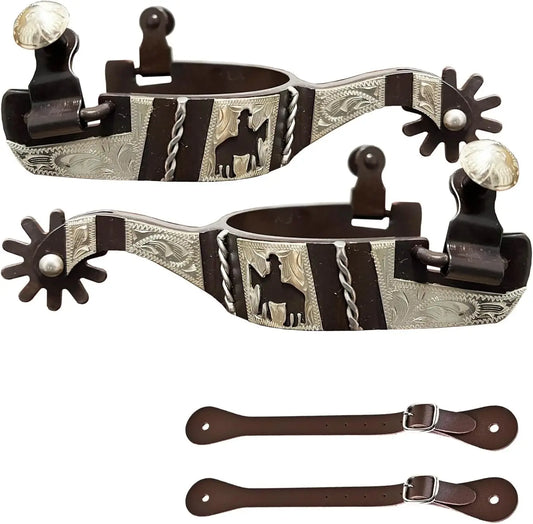 2 Pack Equestrian Spurs for Cowboy Boots Men - MyPetDollar.com