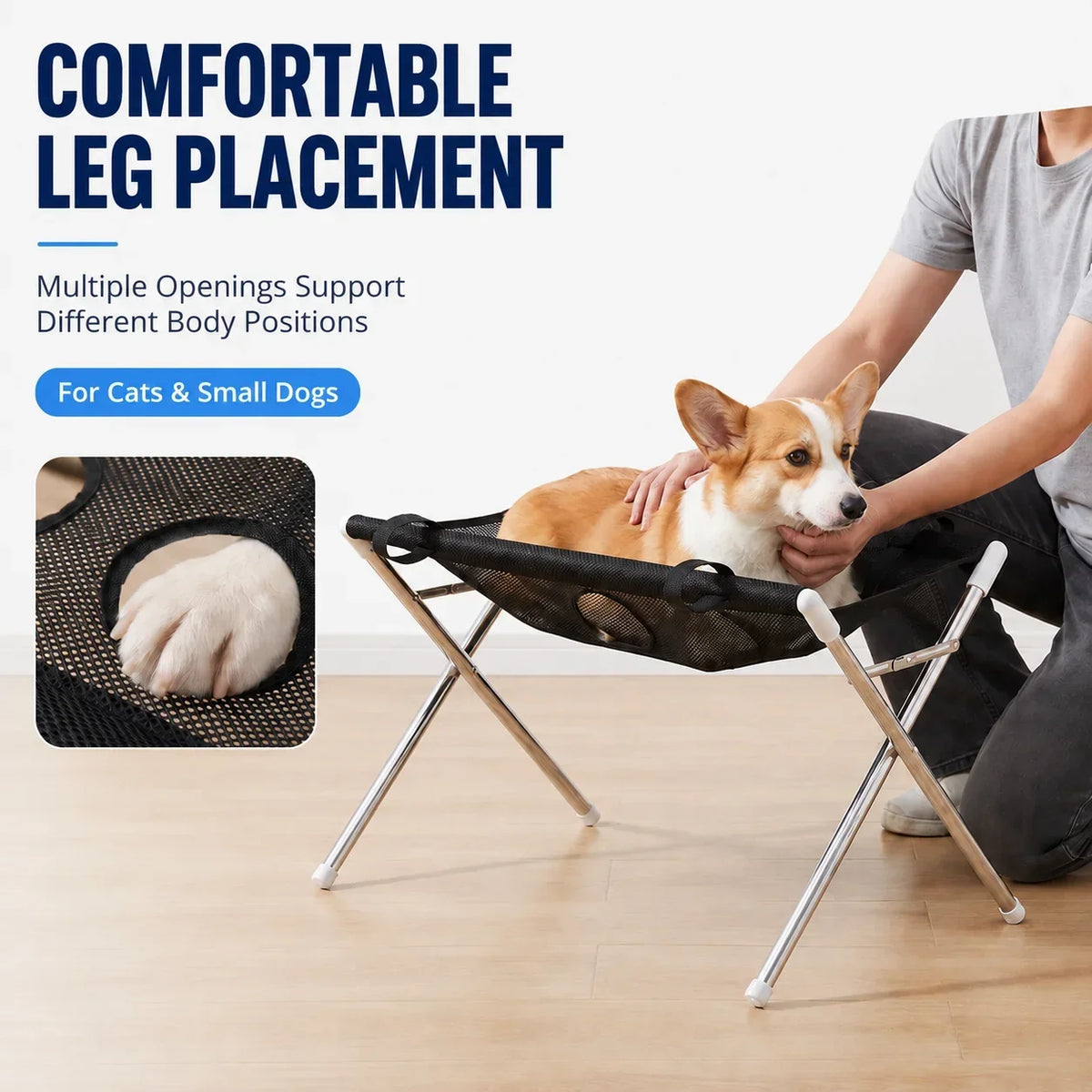 Folding Pet Bathing Support Stand for Small - MyPetDollar.com