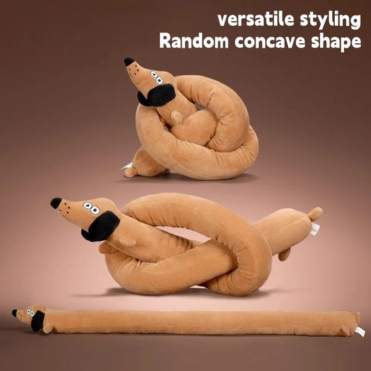 Squeaky Dachshund Plush Dog Toy Chew - MyPetDollar.com