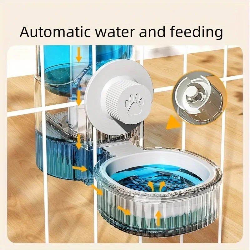 2-in-1 Hanging Automatic Pet Feeder Water - MyPetDollar.com