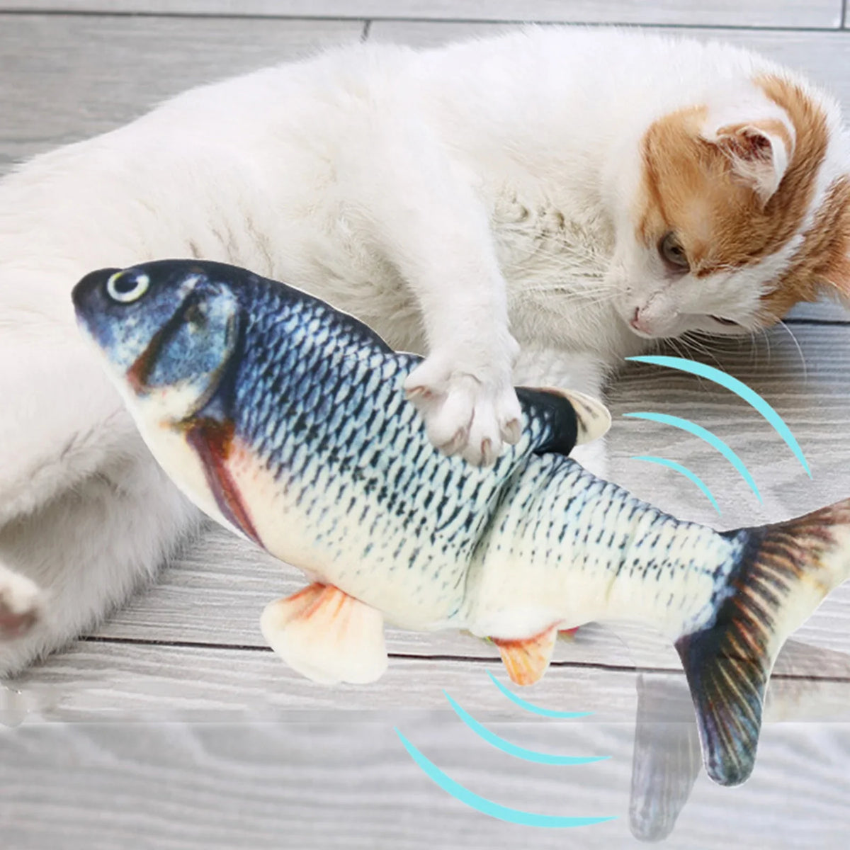 2025 New Portable Electric Moving Cat Fish - MyPetDollar.com