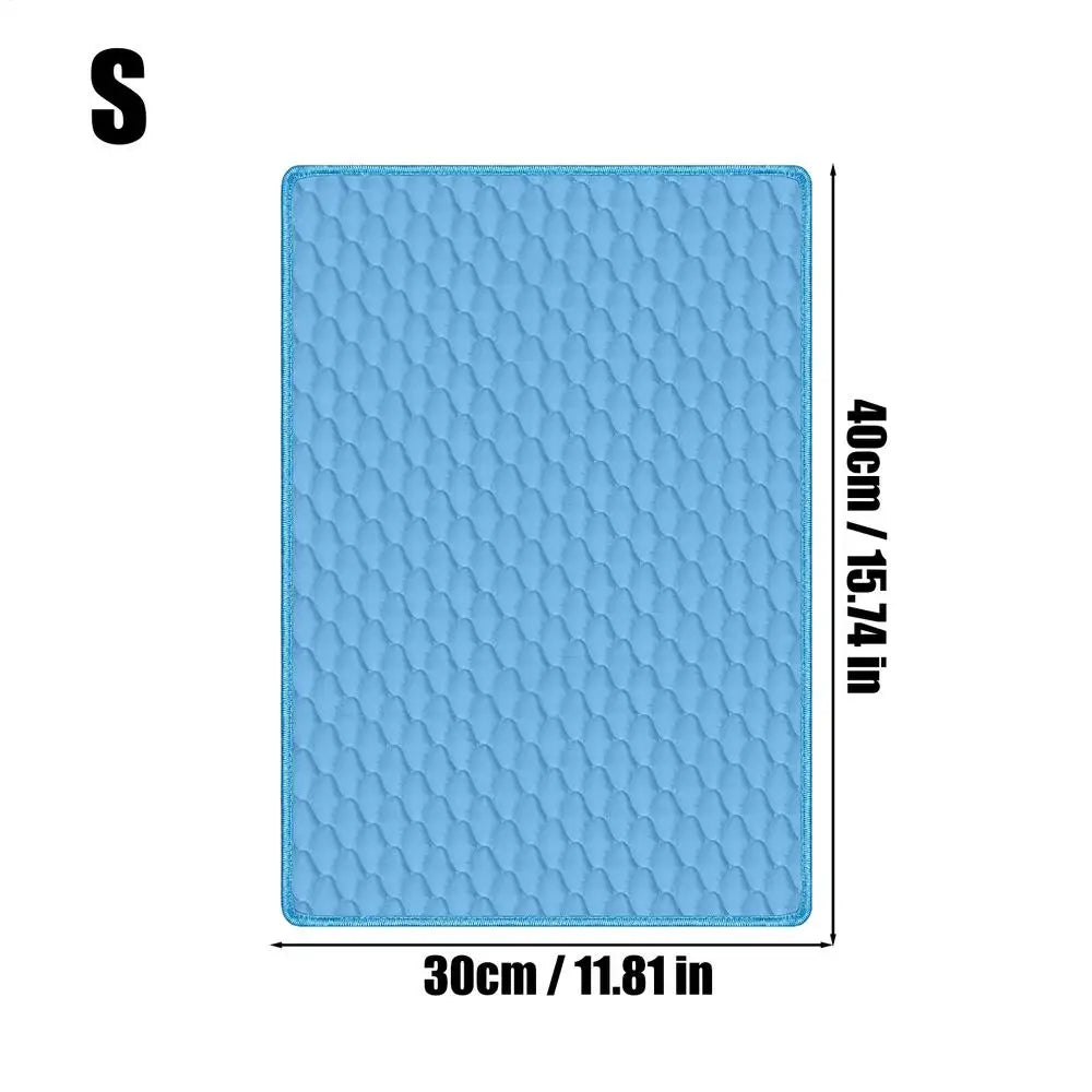 Dog Cooling Mat Indoor Washable Breathable Portable Bed – 5 Colors