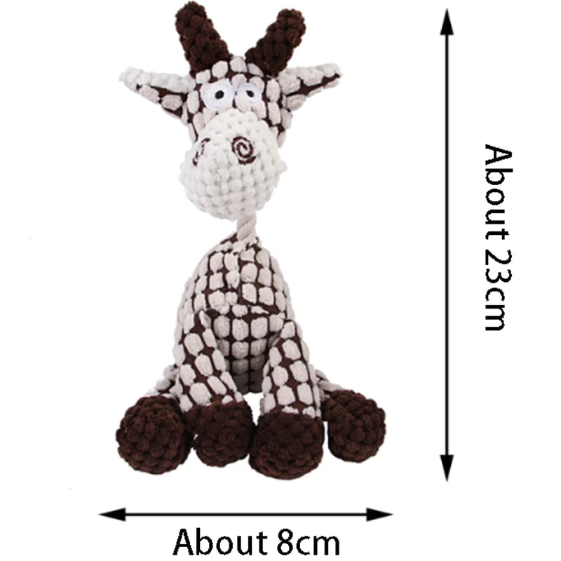 Dog Toys Puppy Squeaker Squeaky Plush Bone – Dog Supplies