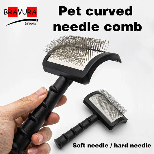 Curved comb Steel Needle Beauty Supplies - MyPetDollar.com