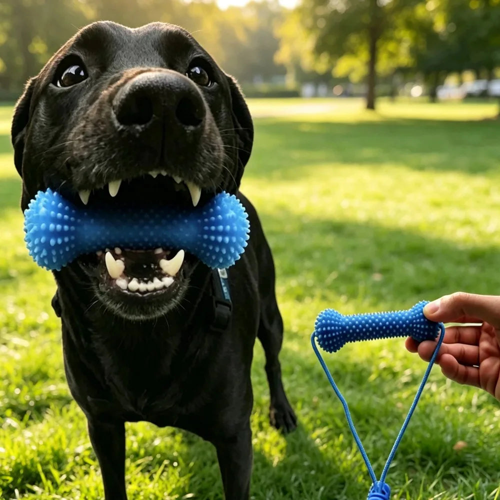 Dog Toothbrushing Chew Toy with Interactive - MyPetDollar.com