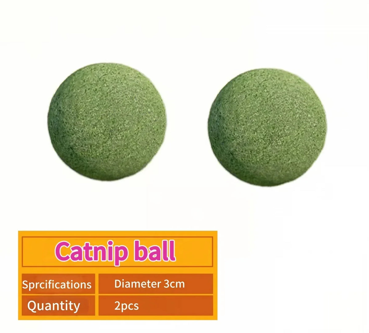 Natural Catnip Cat Wall Sticky Ball Plaything