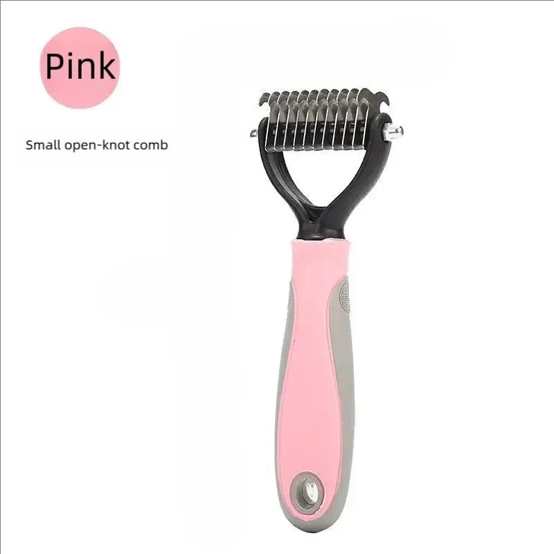 Double Sided Pet Deshedding Brush, Stainless Steel