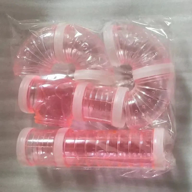 Hamster Plastic Tube DIY External Bathroom Maze Tunnel for Small Pets