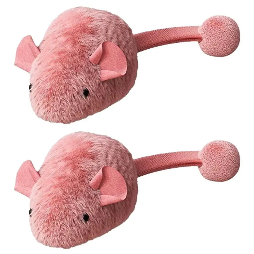 Interactive Plush Mouse Cat Toy Night Luminous Pet Kitten Chew (2 colors) – view 3
