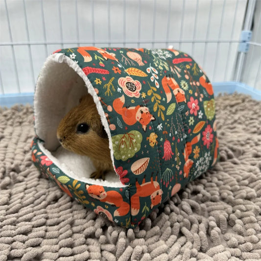 Autumn Winter Warm Print Sleeping Bed House - MyPetDollar.com