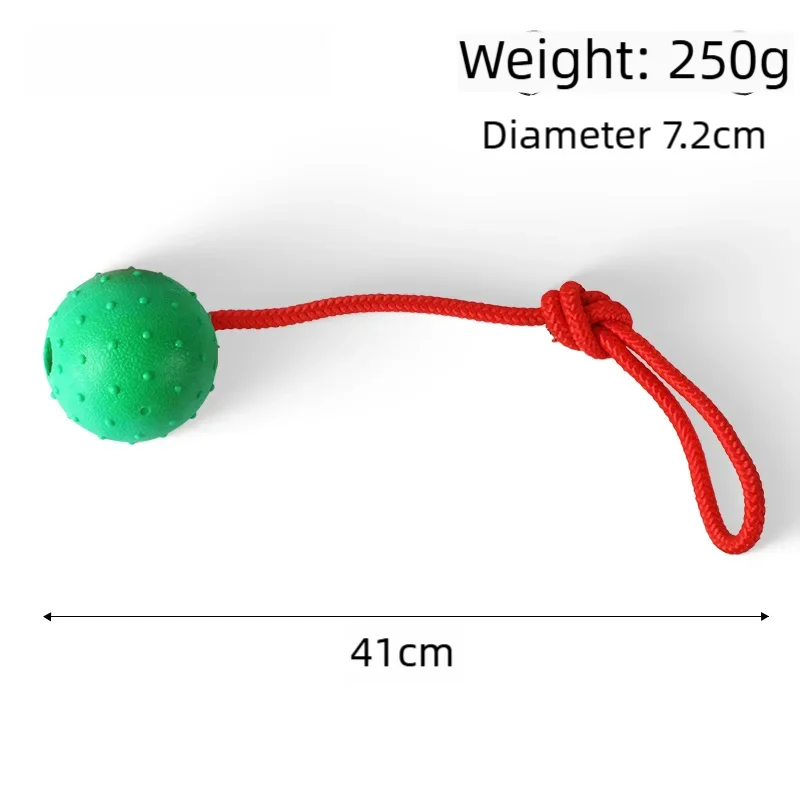 Ball On Rope Dog Toy Bite Resistant Pet Ball - MyPetDollar.com
