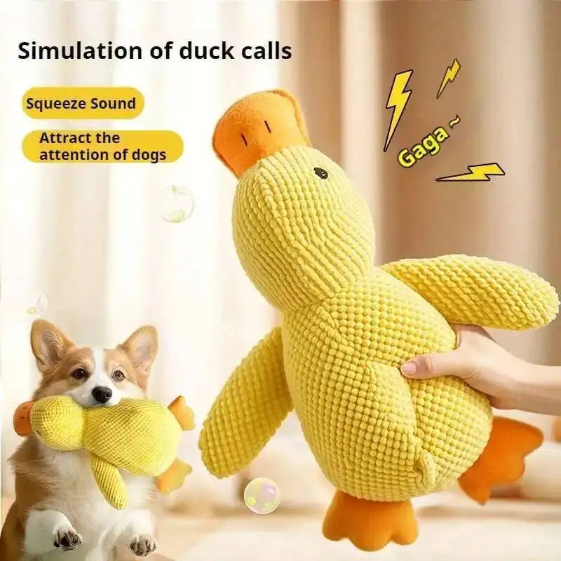 Pet Plush Toy Dog Calming Duck Companion - MyPetDollar.com