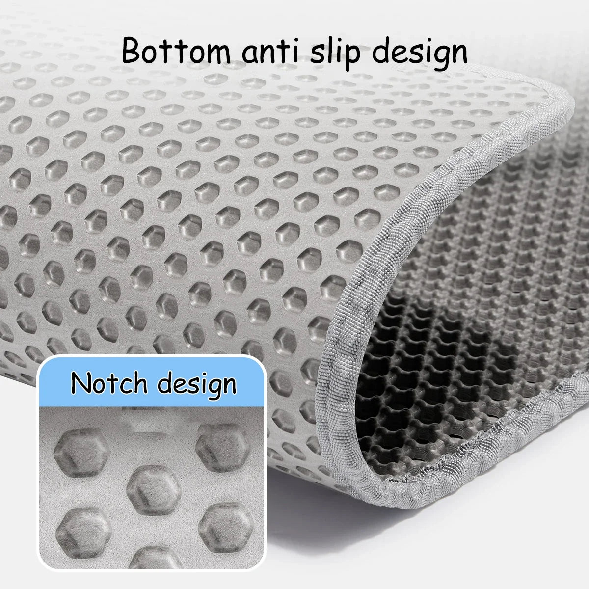 60CMX90CM Cat Litter Mat Waterproof Double - MyPetDollar.com