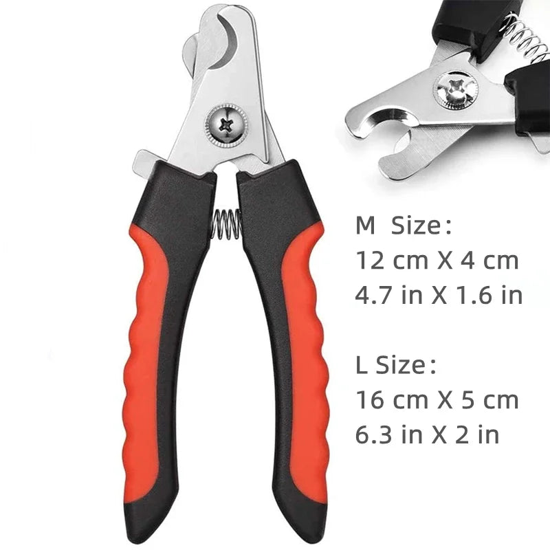 Professional Pet Nail Clipper with Safety Guard Stainless – Cat Supplies