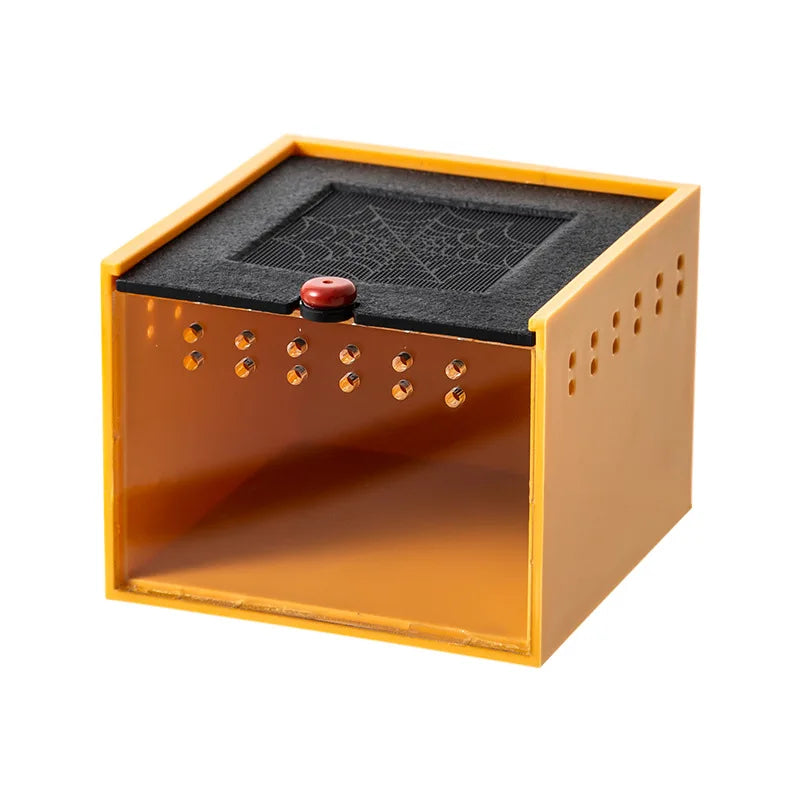Acrylic Reptile Crawling Pet Feeding Lizard Spider Box – 4 Colors