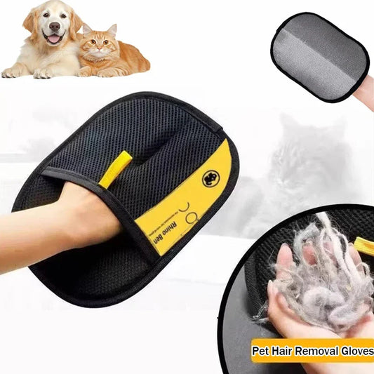 Pet Static Hair Removal Gloves Reusable Tool - MyPetDollar.com