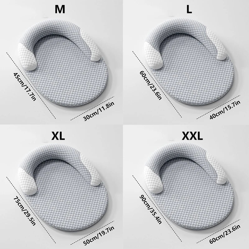 Cooling Dog Bed Summer Ice Silk Cat Mat Oval - MyPetDollar.com