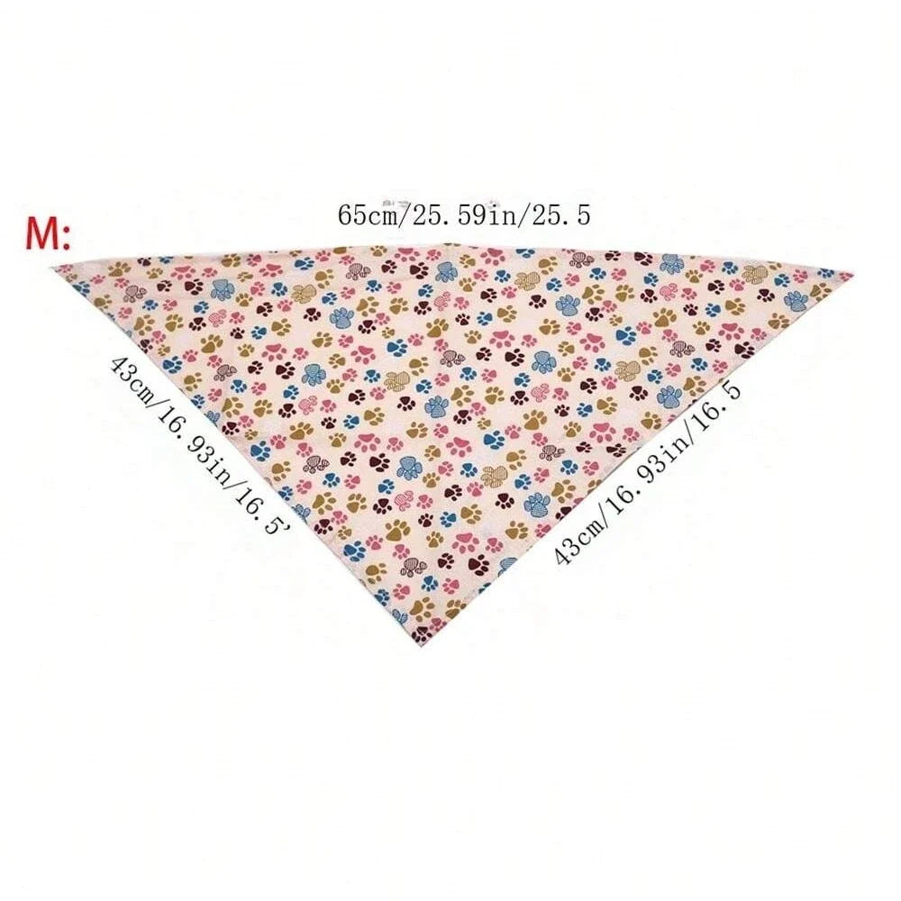 50PCS Dog Triangle Scarf Dog Bandana Summer - MyPetDollar.com