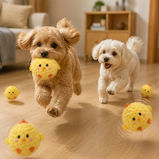 1-Piece Pet Chick-Shaped Sound-Making Toy, - MyPetDollar.com