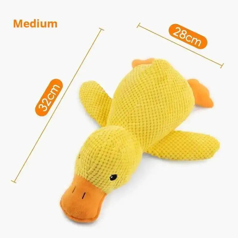 Durable Pet Plush Toy Dog Calming Duck Companion Sleeping