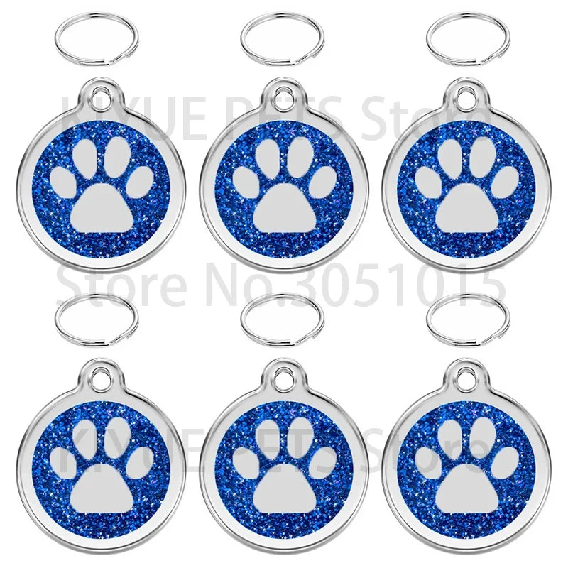 100PCS Anti-lost Custom Dog ID Tag Engraved - MyPetDollar.com