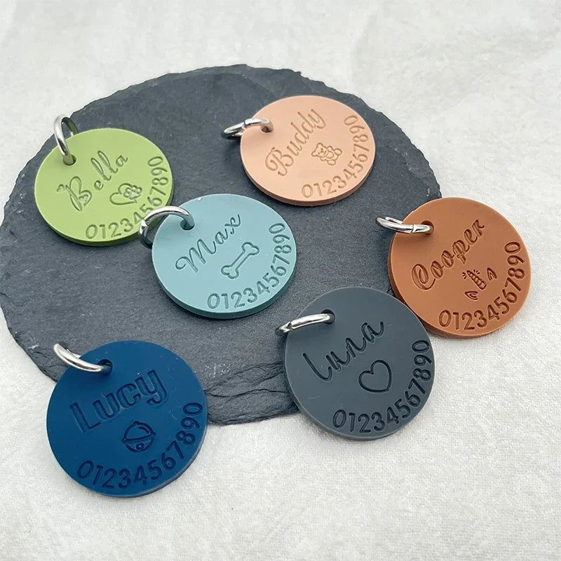 New Customized Silicone Pet Anti-lost ID Tag - MyPetDollar.com
