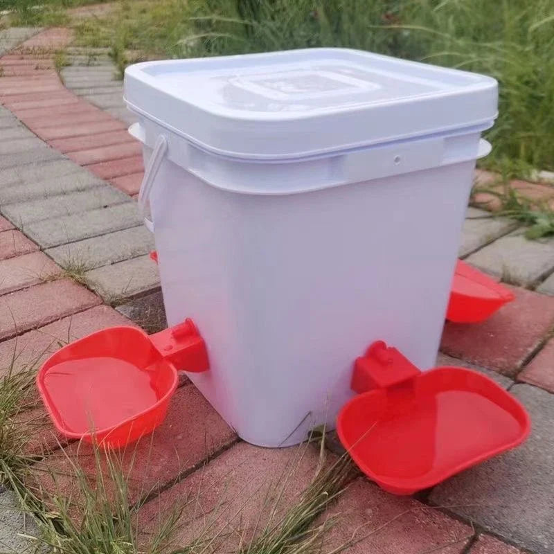 4 Chicken Drinking Cup,with 10L bucket - MyPetDollar.com