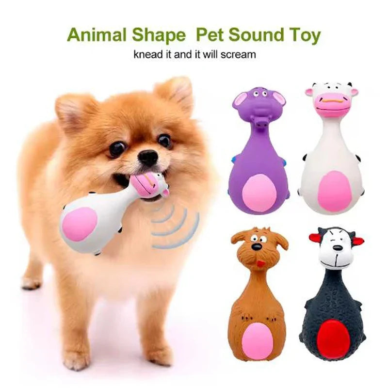 Dog Toys Sound Squeaky Elephant/Cow Animal - MyPetDollar.com