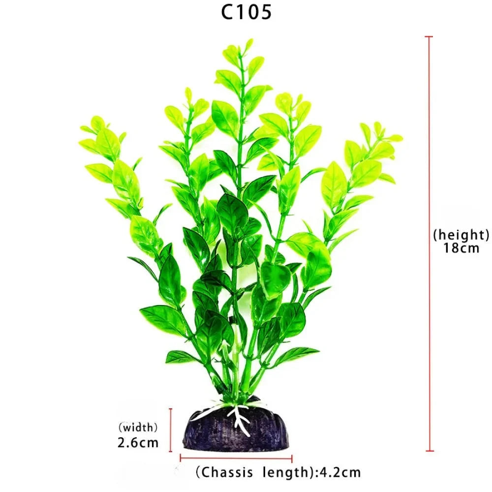 Artificial Plastic Aquarium Plants – 6 Colors