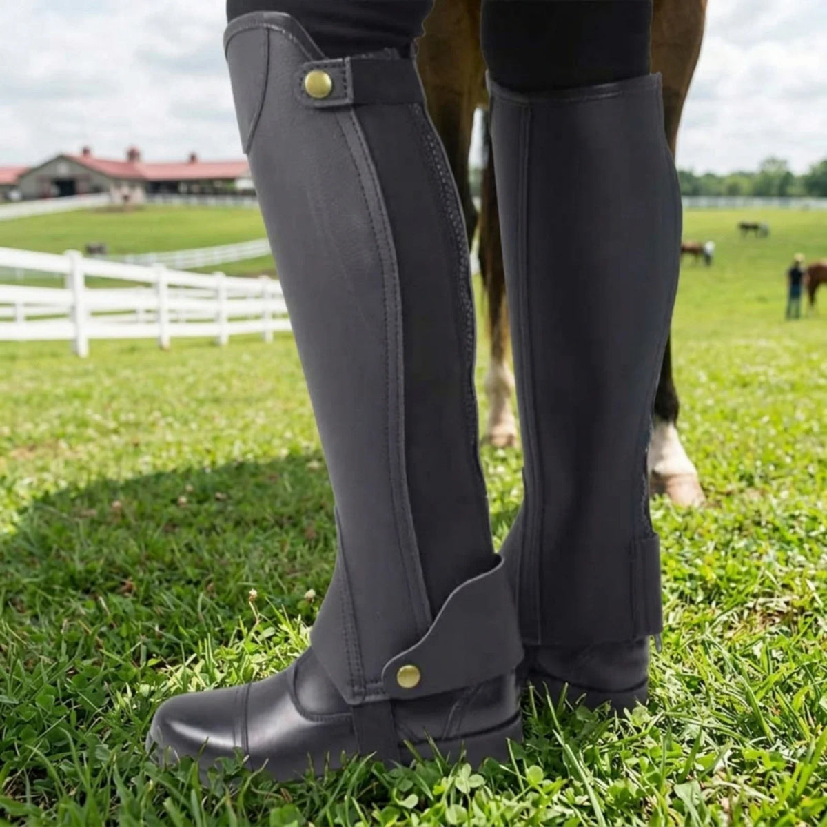 Half Chaps Microfiber Riding Gaiters Legwear - MyPetDollar.com