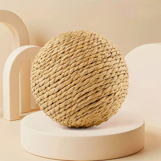 Interactive Sisal Cat Scratching Ball Toy - MyPetDollar.com