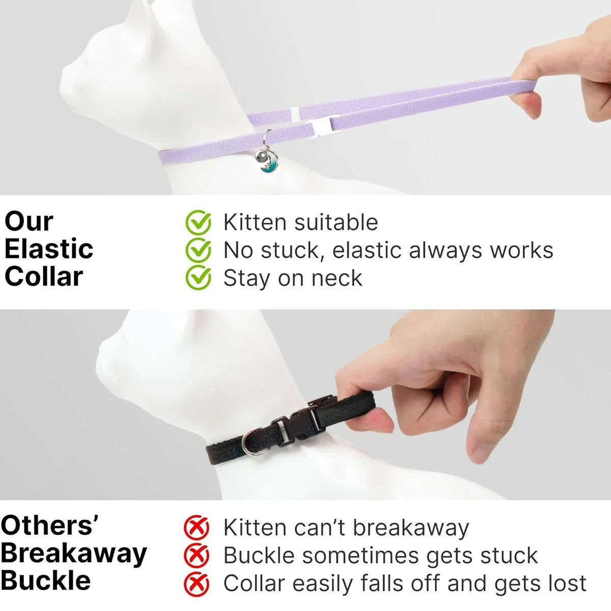 Fashion Airtag Pet Collar Adjustable Elastic - MyPetDollar.com