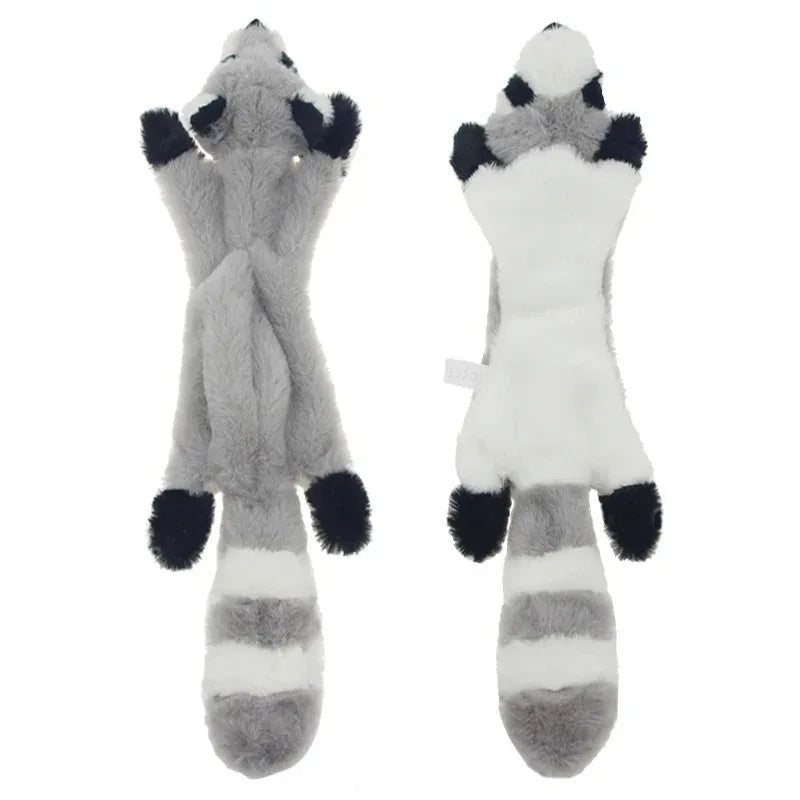 Plush Dog Toys Squirrel Raccoon Fox 18 Inch Stuffing Free