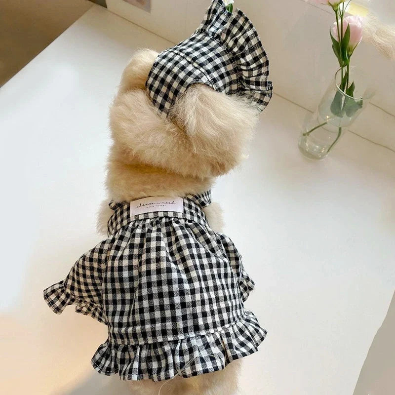 Dog Clothes Summer Luxury Pet Plaid Striped - MyPetDollar.com