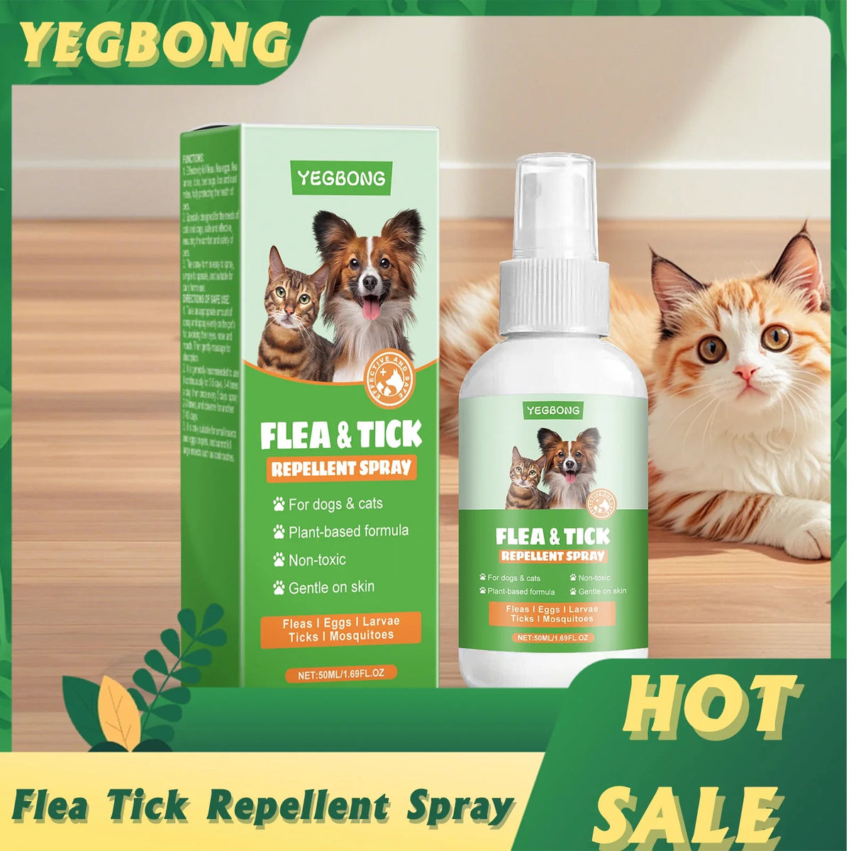 Pet Flea Tick Repellent Spray Effectively - MyPetDollar.com