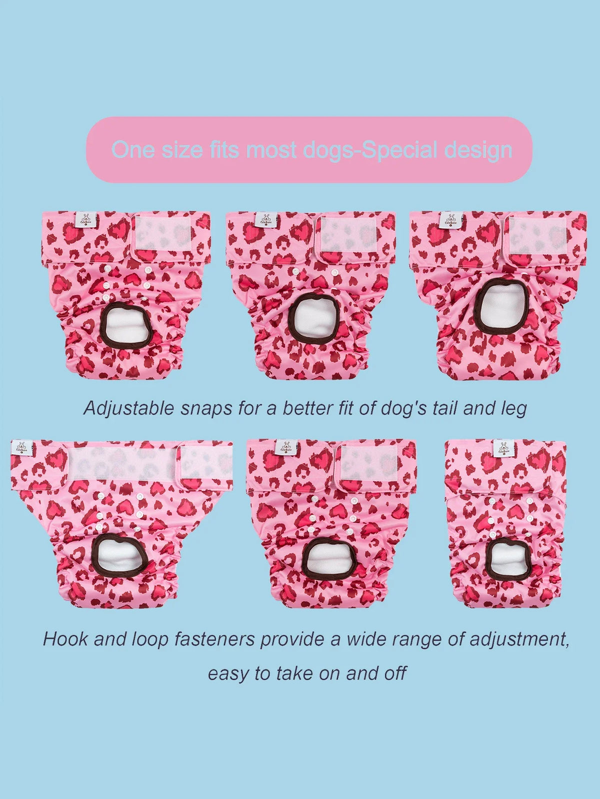 U Pick CuteBone Dog Diapers Female Washable - MyPetDollar.com