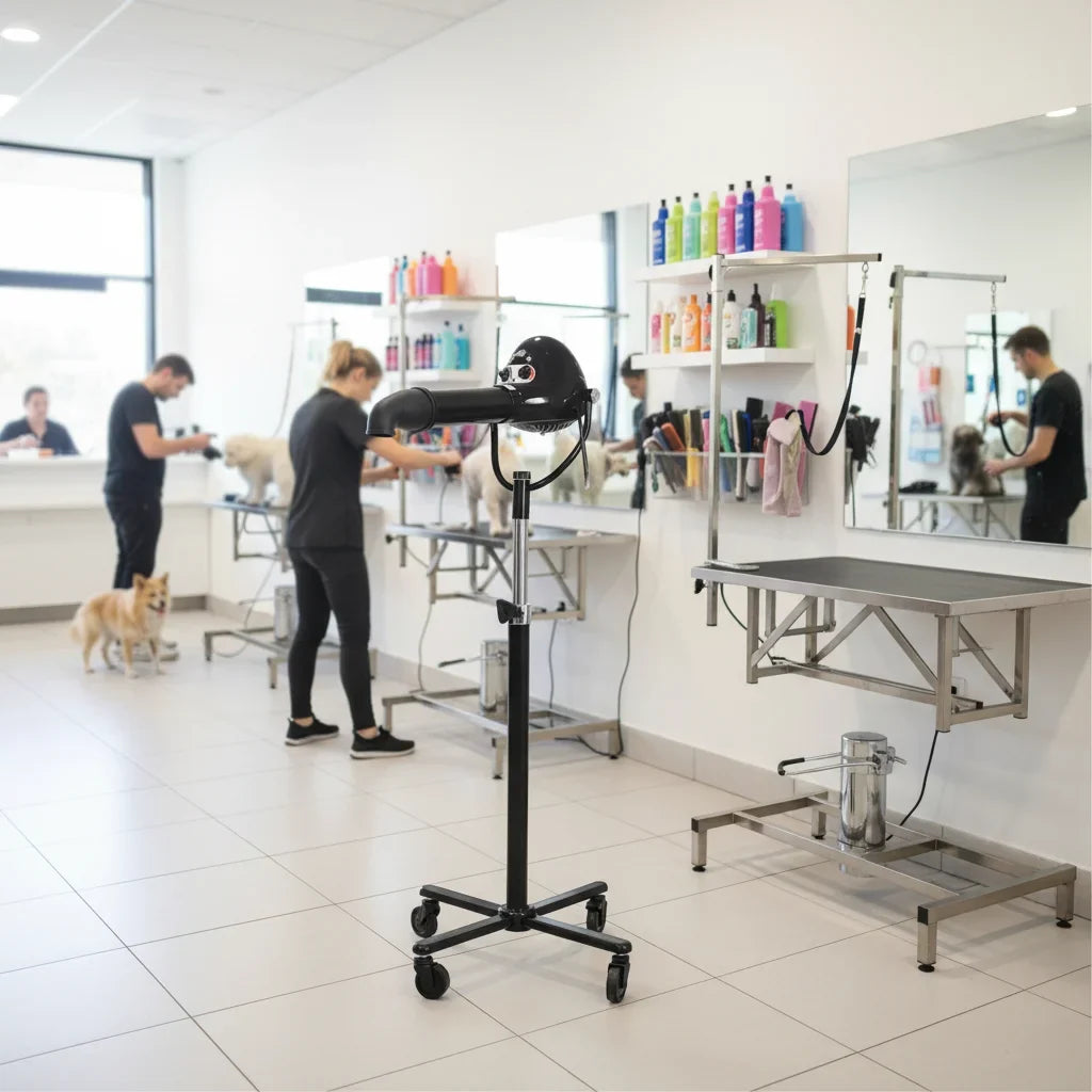 Pink TD-906 Pet Ionic Stand Dryer Dog - MyPetDollar.com