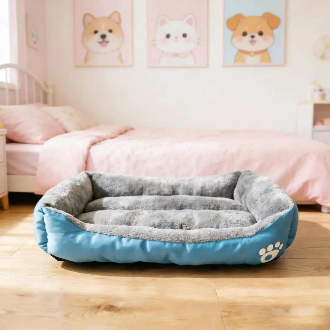 Soft Plush Dog Bed Washable, Warm Cat Nest - MyPetDollar.com