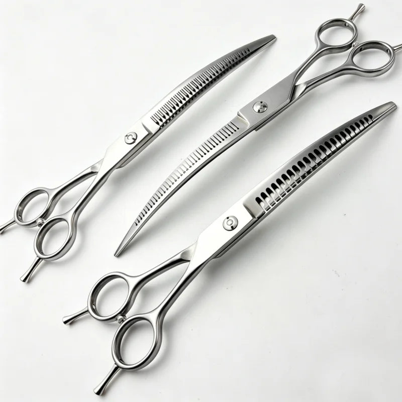 Wingsbro 8 Inch Dog Curved Drooming - MyPetDollar.com