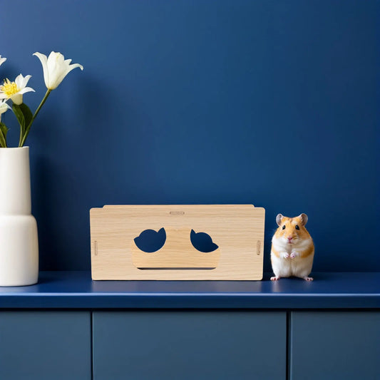 2Pcs Hamster Wooden Tunnel Chamber Hideout - MyPetDollar.com