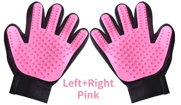 Cat Grooming Glove for Wool Pet Hair Deshedding Brush