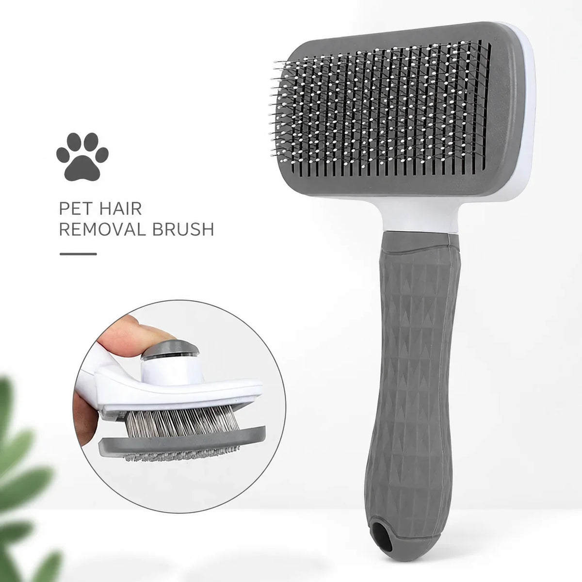 Pet Hair Remover Brush Self-Cleaning Slicker - MyPetDollar.com