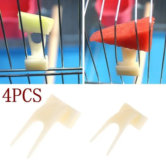 4/20pcs Bird Feeding with Fruit Forks 4 Pack - MyPetDollar.com