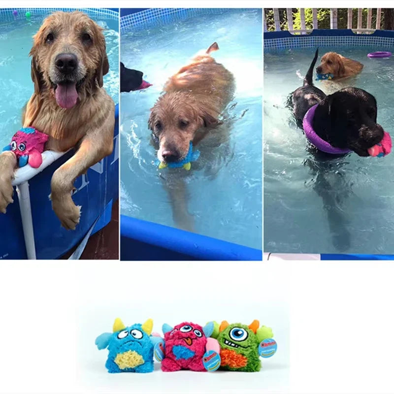 OUZEY Squeaker Dogs Balls Toy Bite Resistant - MyPetDollar.com