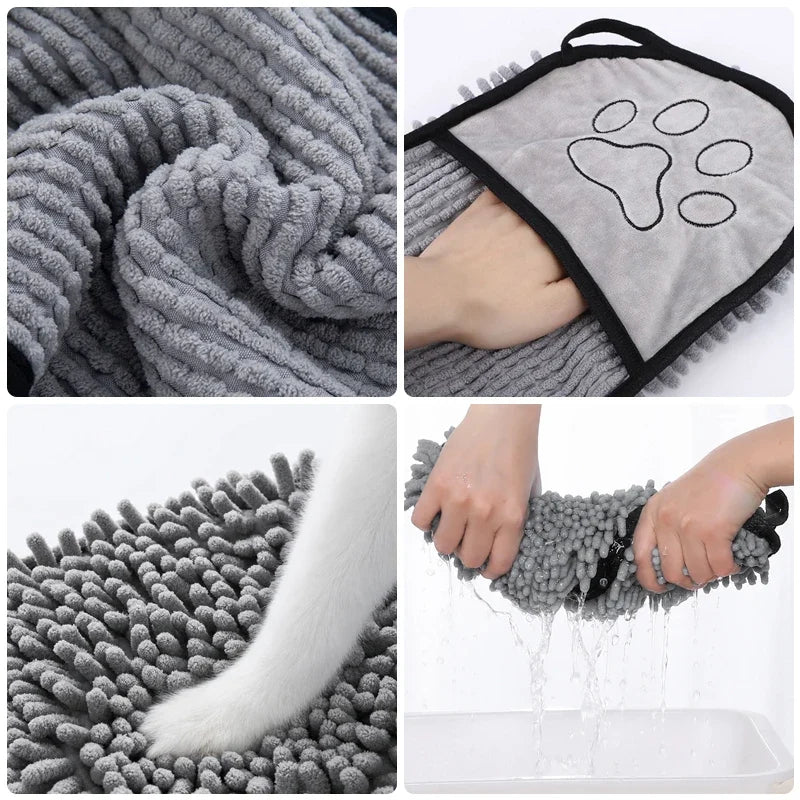 Pet Bath Towel Quick Dry Super Absorbent Dog - MyPetDollar.com