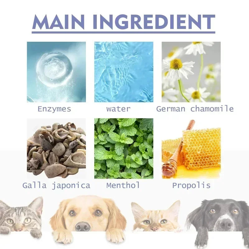 Pet Teeth Cleaning Spray Oral Care Remove - MyPetDollar.com